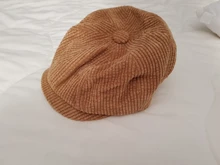 Vintage Baby Hat for Boys Corduroy Newsboy Baby Cap Kids Hats Autumn Winter Baby Boy