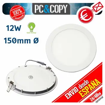 

Downlight LED Panel 12W ceiling light white round thin recessed