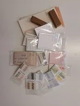 Nos encantan los 10 diseño 50 unids/lote fuente de Material de papel para bala diario Scrapbooking Deco Memo creativo Memo pad