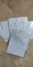 Paño de limpieza de Color plata de ley 8x8cm, paño de pulido, limpieza suave, doradas y plateadas paño de limpieza de joyas, 10 Uds., 50 Uds.