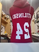 Sudadera con capucha de Teen Wolf para hombre y mujer, ropa deportiva unisex con estampado de Lacrosse y McCall 11, Stilinski 24 y Lahey 14, jersey de chándal de la serie de anime disponible en color rojo