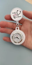 ALK-relojes de bolsillo para enfermera, relojes médicos de silicona de alta calidad, redondos, reloj FOB estacionario con Clip, regalo de médico para Hospital