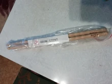 Baquetas de bambú de diseño ondulado, palo de tambor 5B, práctico y duradero, T8NC, 1 par