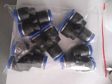 Pneumatic-Connector Plug-Adapter Joint Union Air-Pipe Push-In-Fitting Y-Type-Shape Tee