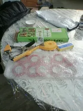 ALLSOME – Máquina para atar plantas de jardín y 10 rollos de cinta, tapenador para jardín con 10 rollos de cinta para pimienta, vegetales, verduras, frutas, plantas florales