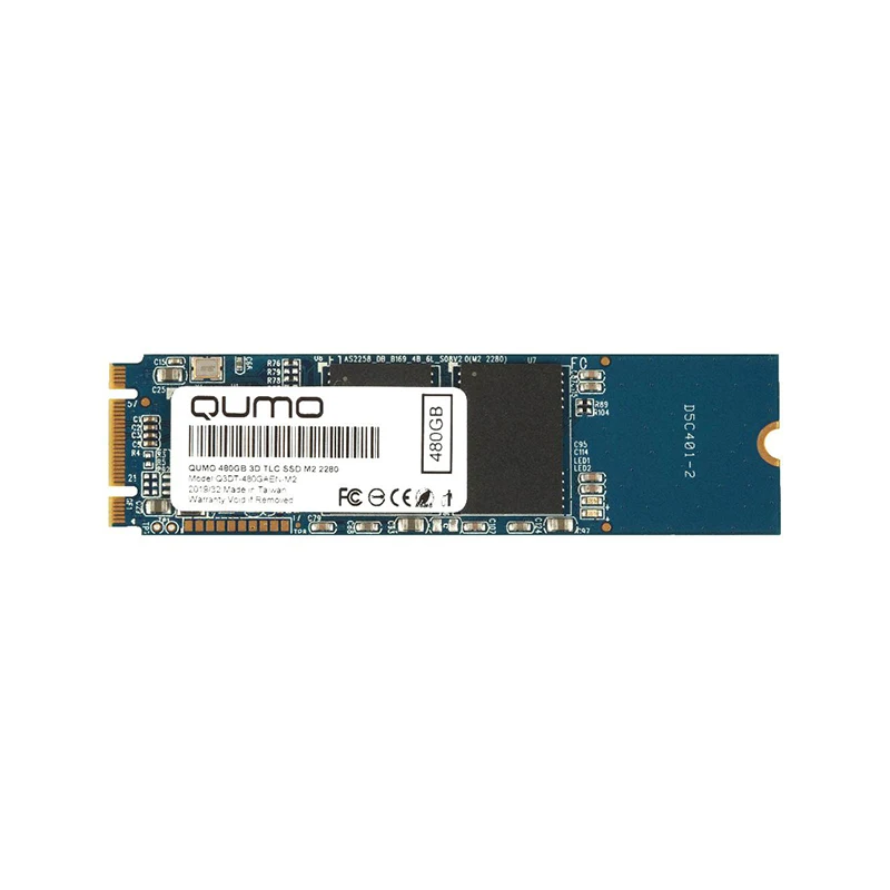 Внутренний SSD M2 480 ГБ QUMO Novation TLC 3D GAEN|Внутренние твердотельные накопители| |