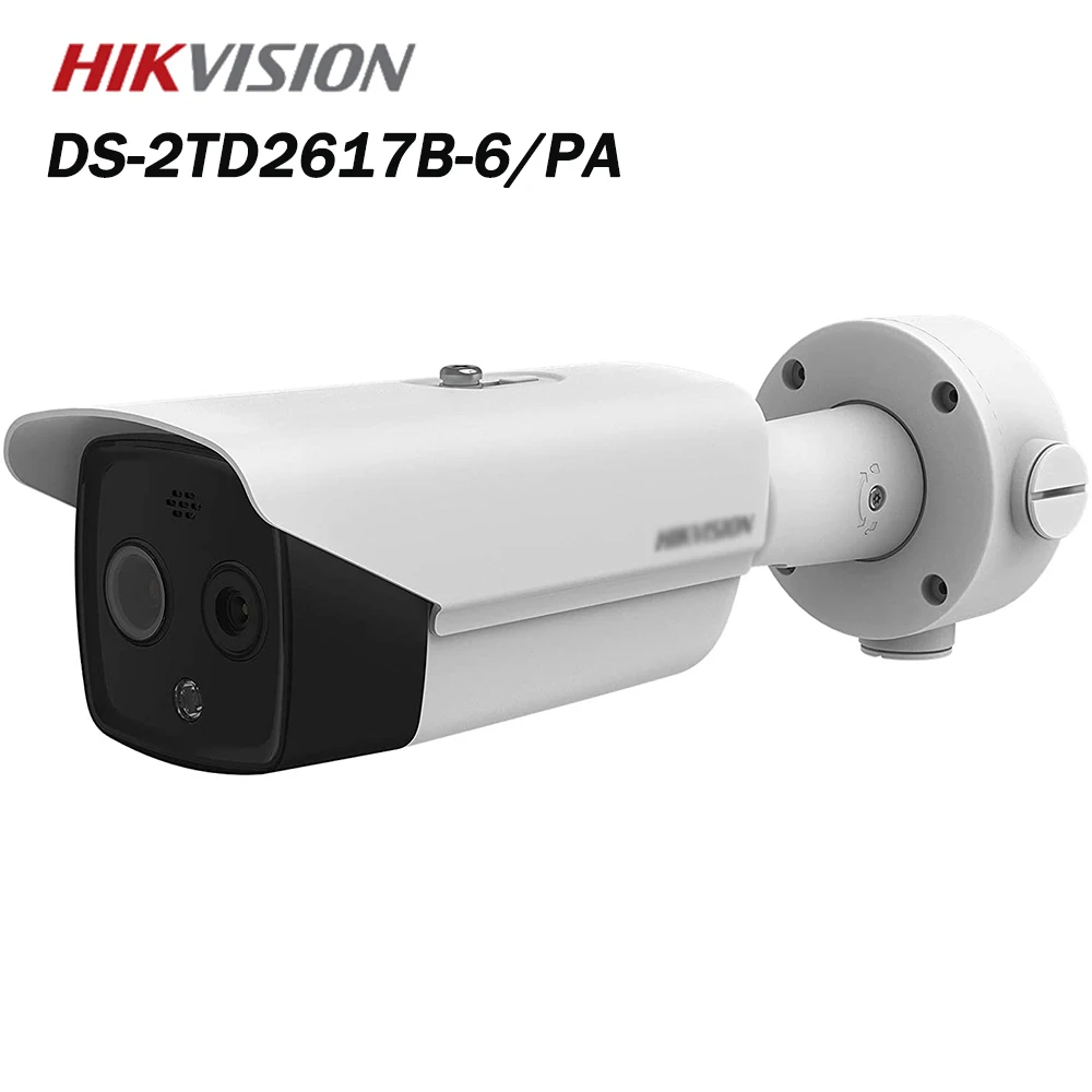

Hikvision Body Temperature Screening Thermographic Bullet Camera DS-2TD2617B-6/PA Support audio alarm