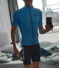 STRAVA-Conjunto de camisetas de ciclismo para hombre, ropa para deportes de montaña, verano, 2020