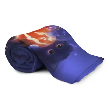 

Plaid 3D kitten and pumpkin