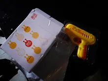 Pistola de caramelos de azúcar, piruleta, juguetes para novias, juguete ligero, almacenamiento de piruletas para niños y adultos, te amo