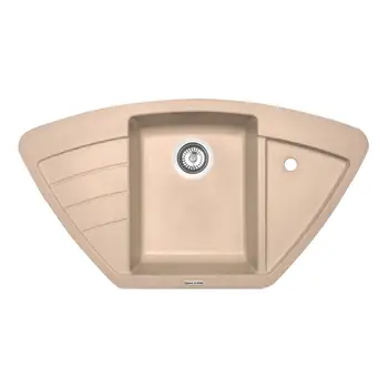 

Kitchen sink Zigmund & shtain eckig 900 топленое milk beige granite