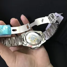 OLEVS-Reloj de pulsera de cuarzo para hombre, cronógrafo deportivo con correa de acero inoxidable, resistente al agua, masculino