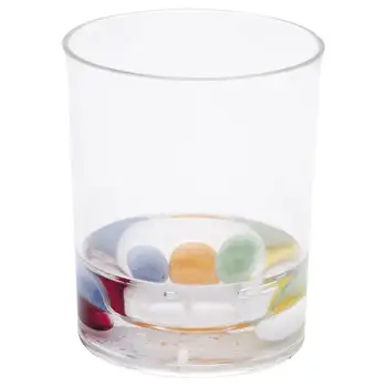 

Glass for toothbrushes desktop "puppy" plastic color transparent