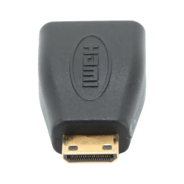 Мини HDMI к HDMI адаптер GEMBIRD A-HDMI-FC черный