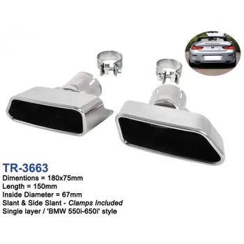 

Exhaust tails BMW 550i 650i look