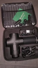 Pistola de masaje de alta frecuencia para relajación muscular, masajeador eléctrico con bolsa portátil, pistola de terapia para fitness