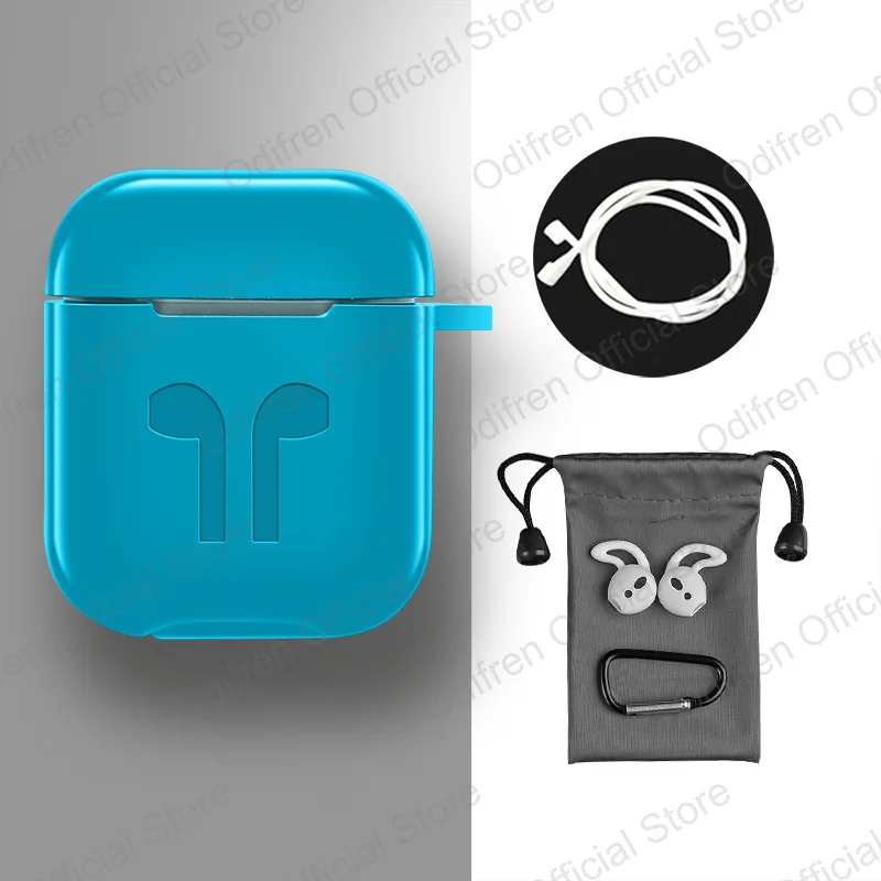 With Blue Case Super Air 2th беспроводные наушники изменить имя/найти мой телефон/в уши обнаружения/Bluetooth наушники KO i60 i100 i200 i9000 TWS - Color: With Blue Case
