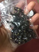 KAK-cerrojo de candado de hierro y bronce antiguo, 12 uds., 34x28mm, cerradura de gancho para Mini joyería, caja de madera con tornillos, Hardware para muebles