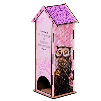 

Making Kit Diamond Mosaic Гранни W0006 "Совушки-Tea House"