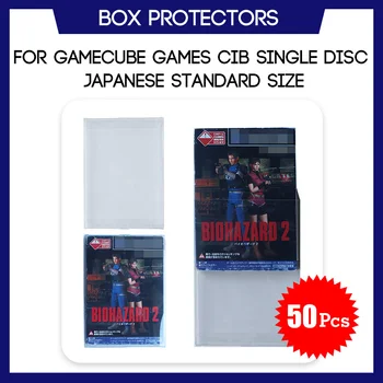 

Box Protector For GameCube Japanese Games CIB Complete In Box Single Disc Standard Size Clear Case 50 Pcs