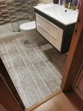 Waterproof Wallpaper Stick Cabinet Self-Adhesive Vintage Wood Home-Decoration Removable