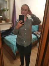 Shintimes-blusa blanca de manga larga para mujer, camisa para mujer, Tops finos, ropa para mujer 2019