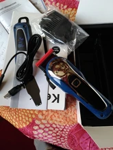 Cortadora de pelo eléctrica recargable por USB para hombres, cortadora de pelo profesional, pantalla LED Digital con 4 peines de límite 48