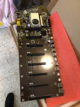 Placa base de minería sin aros, 8 GPU, bitcoin, Crypto, Etherum, compatible con 1066/1333/1600MHz