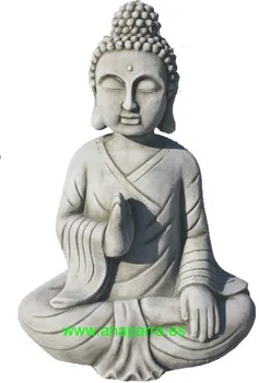 

Buddha figure Security decorative garden 44cm. Concrete-Lifelike stone Moss
