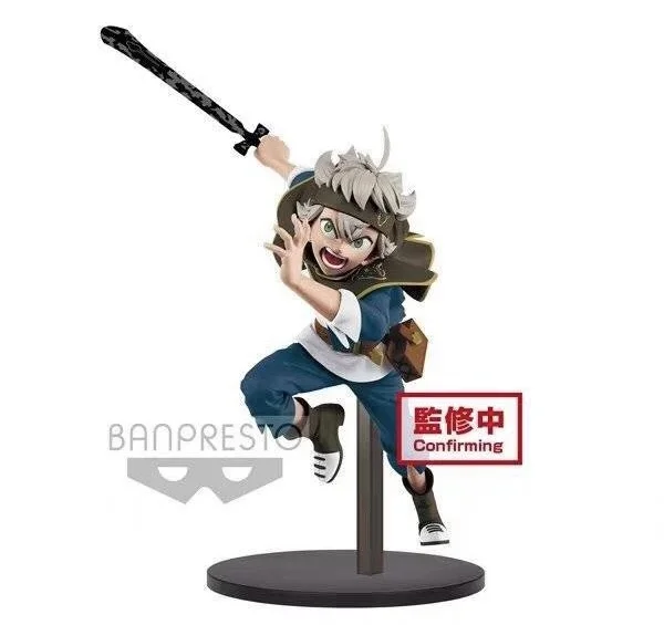 

In Stock Banpresto Black Clover Asta action figure PVC model Figurals Dolls Brinquedos figuarts