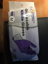 Guantes de nitrilo 100 unids/pack Xingyu púrpura comida grado impermeable alergia libre desechable seguridad guantes de nitrilo