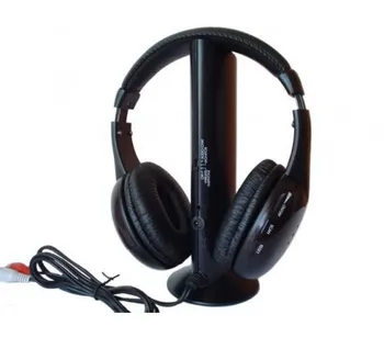 

Wireless headphones with 5 functions for FM radius-MP3-PC - TV (5 IN 1)
