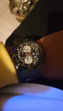 Reloj deportivo de lujo para hombres, cronógrafo de cuarzo, resistente al agua, color azul, nuevo, 2021