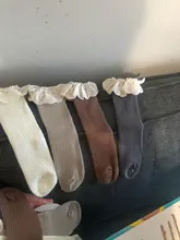 4 par/lote nuevo calcetines de niñas bebé largo Calcetines niños de la longitud de la rodilla de algodón suave bebé NIÑOS Calcetines de 1-6 años hasta la rodilla Calcetines