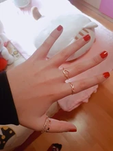 Juego de anillos de plata y oro para mujer, sortija de dedo torcida con lazo de corazón Vintage 2019, joyería femenina, regalos de boda