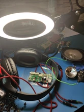 KKMOON-lupa iluminada 8X, lupa con USB, 3 colores, 64 LED, para soldar, reparación de hierro, lámpara de mesa, herramienta de belleza para cuidado de la piel