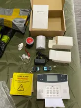 Sistema de alarma para el hogar, kit de sensor de sirena con control remoto, aplicación Android con cable e inalámbrico, LCD de seguridad, PSTN, Wifi y gsm
