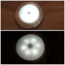 Decor-Lamp Cabinet-Light Closet Staircase Motion-Sensor Bedroom Kitchen Wireless 6LED