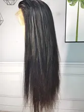 Hueso recto frente de encaje pelucas de cabello humano 8-30 pulgadas brasileño recto pelo humano del cierre del cordón pelucas para mujeres HD peluca Frontal de encaje