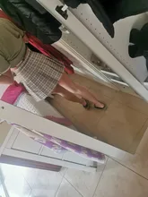 Falda corta de verano para mujer, falda escocesa plisada de cintura alta, minifaldas Kawaii de baile