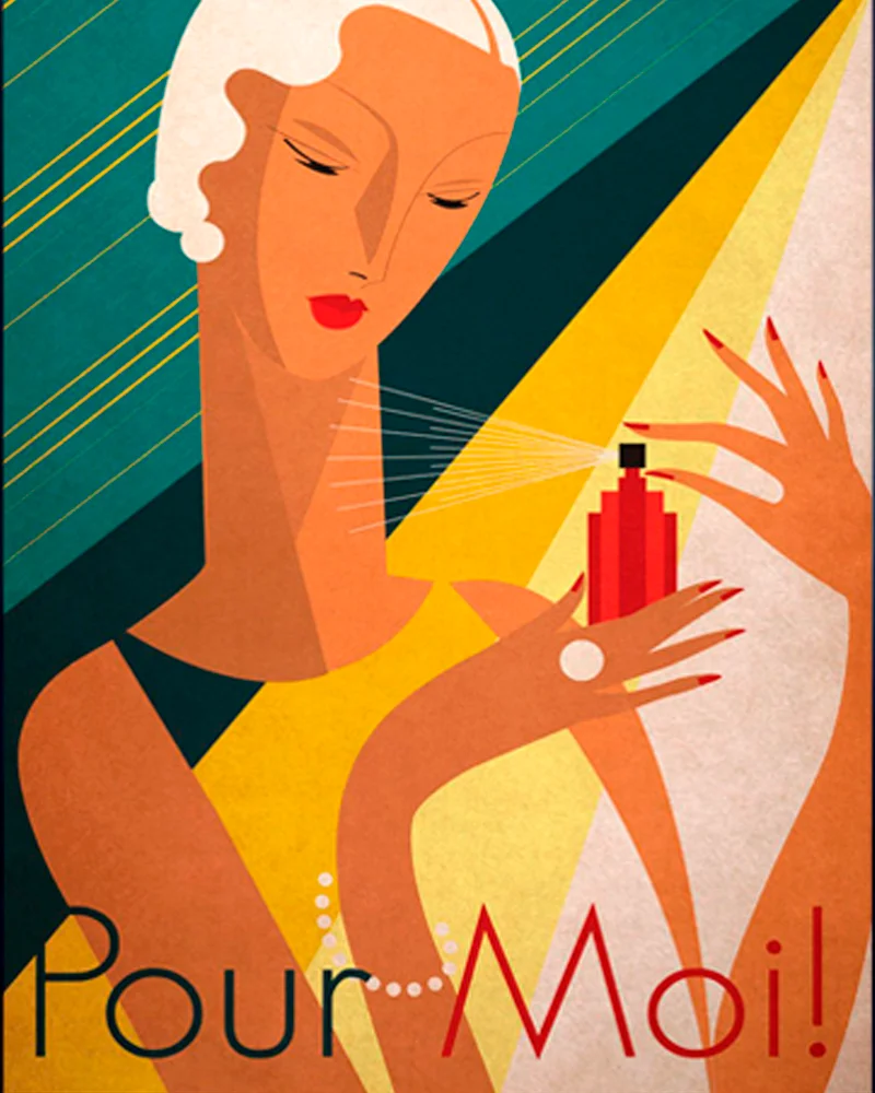 Рисунок 2 - Художественный постер "Pour