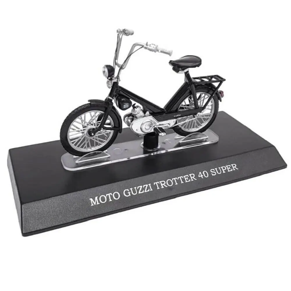 Modelli Leo, Moto Guzzi Trotter 40 Super, Scala 1:18 Ca. 10 Cm. Lungo, Metallo Pressofuso In Miniatura E Plastica, Collezione Scooter, Collezione Scoo