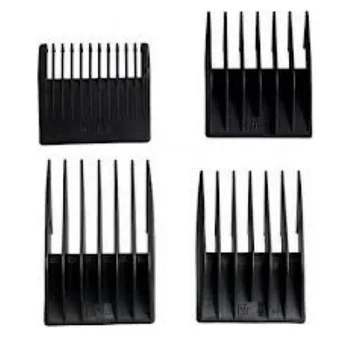 

Moser 1400-1411 Shave Comb Set 4 Pcs 3-6-9-12mm Adjustable Barber Size Tool Kit Attachement to Hair Trimmer Durable Fast Ship