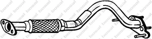 Труба Приемная Hyundai Getz 1.4 05-11 Bosal 750133 Bosal арт. 750133