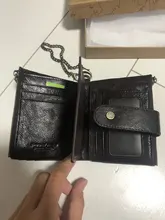 Cards Wallet Chain-Bag Multi-Functional Leather Bifold RFID Slim Designer Purse-Coin-Pouch