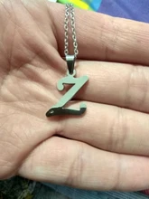 Jisensp-Colgante de letra de alfabeto para mujer, collar con cadena de oro, collares con iniciales, dijes, joyería, A-Z