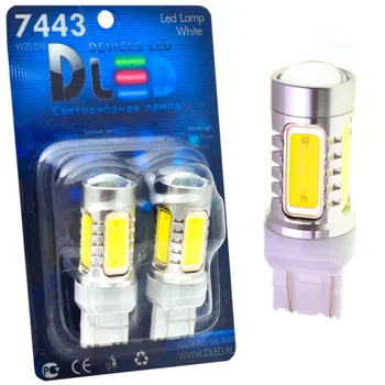 

1pcs LED Car Lamp P27/7W - T25 - 3157 - HP - 6W + lens