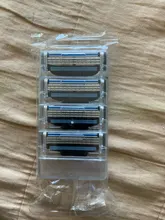 Cuchillas de afeitar para hombre, afeitado de cara, alta calidad, cuchillas afiladas estándar para Mache 3, 4 unids/lote