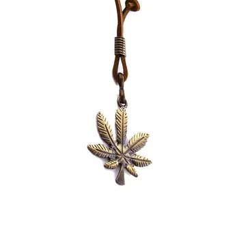 

Angemiel Women Palme Tree Leather Necklace