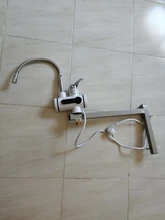 Water-Heater Electric LED Ecofresh with 360-Degree Rotate-Pipe Temperature-Display Eu-Plug